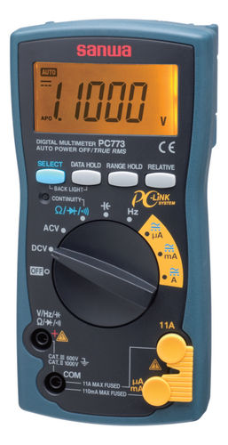 Цифровой мультиметр - CD770 - Sanwa Electric Instrument - переносной / 600 В / промышленный