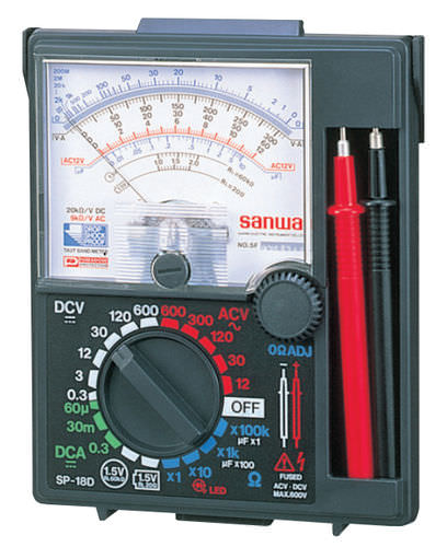 Аналоговый мультиметр - SP-18D - Sanwa Electric Instrument - переносной / 600 В / промышленный
