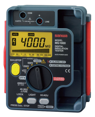 Переносной измеритель сопротивления изоляции - MG1000 - Sanwa Electric Instrument