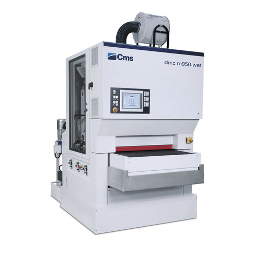 Станок для удаления заусенцев для отделки - dmc m950 wet - CMS S.p.A. - углового стеллажа / шлифовальная машина / полировальный станок