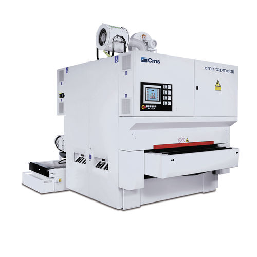Станок для удаления заусенцев для отделки - dmc topmetal - CMS S.p.A. - углового стеллажа / полировальный станок / для металлических деталей