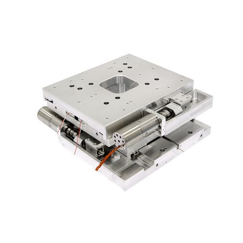 Пластина нанопозиционирования XY - KLT300 series - Steinmeyer Mechatronik GmbH - механизированная / 2 оси / низковакуумная