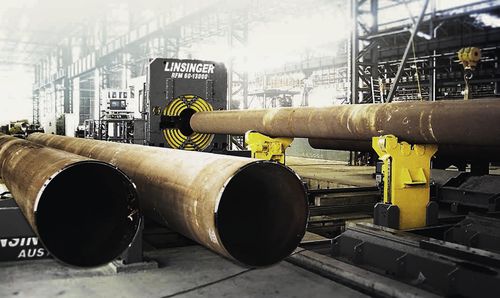Стационарный кромкострогальный станок - RFM Series - LINSINGER - гибкой трубы