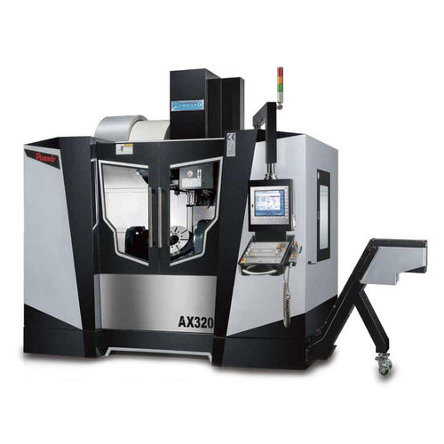 Обрабатывающий центр ЧПУ 5 осей - AX320  - PINNACLE Machine Tool Co., Ltd. - вертикальный / с наклонным ротационным столом / 24 инструмента