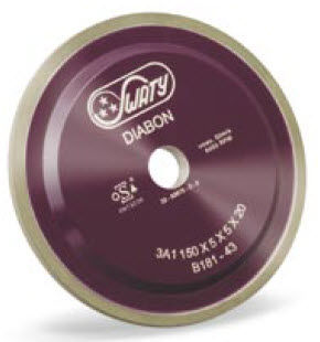 Точильный круг для обработки поверхностей - Brand DIABON - Weiler Abrasives - плоский / периферийный / КНБ с полимерным связующим