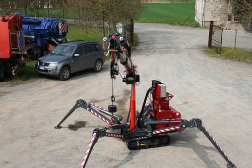 Гусеничный башенный кран - 350-E4 Spider, 350-E3 spider - kegiom lifting s.n.c. - телескопический / для подъема