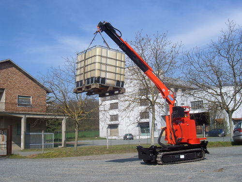 Гусеничный башенный кран - 350-E4 Plus - kegiom lifting s.n.c. - телескопический / для строительства / для подъема