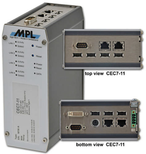 Встроенный ПК - Intel Atom Z530P, 1.6 GHz | CEC7-X - MPL - Intel® Atom / Ethernet / компактный
