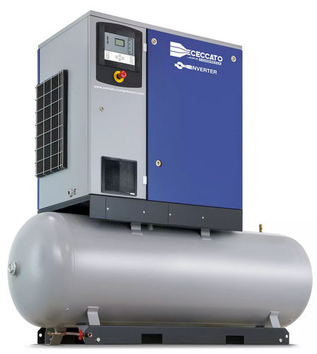 Винтовой компрессор - DRA 10 - 20 HP IVR series - Ceccato Aria Compressa - воздушный / электрический / стационарный