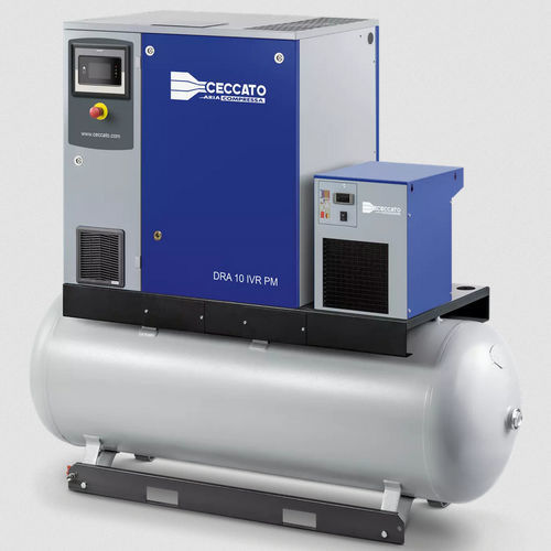 Винтовой компрессор - DRA 10 - 15 HP IVR PM series - Ceccato Aria Compressa - воздушный / с электродвигателем / стационарный