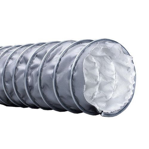 Высокотемпературный гибкий шланг - GeoFlex HT-450 series - Geovent - для выхлопных газов / из силикона / из стекловолокна
