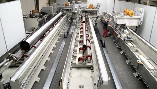 Бесцентровой станок для шлифования - HSRG 377 - LOESER GmbH - для труб / ЧПУ / с высокой производительностью