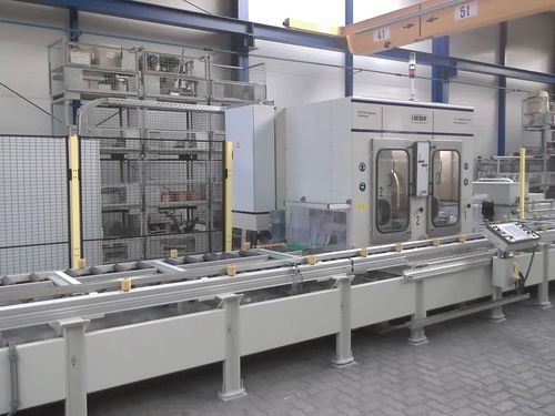 Станок для шлифования поверхность - FS 386 - LOESER GmbH - для обрабатываемых деталей / контролируемый PLC / мультидисковый