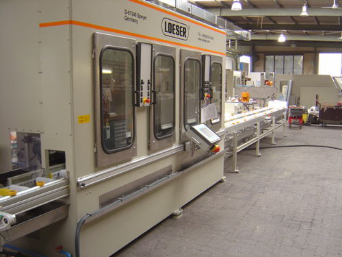 Станок для шлифования поверхность - FS 387 - LOESER GmbH - для обрабатываемых деталей / контролируемый PLC