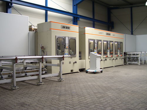 Машина для окончательной отделки шлифовальный станок - RPS+SF - LOESER GmbH - для отделки / линейная / для стержней цилиндров