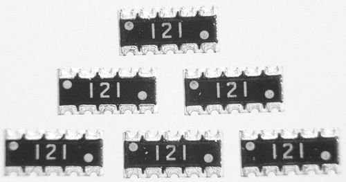 Матрица резисторов с двойным слоем - RACF series     - Stackpole Electronics