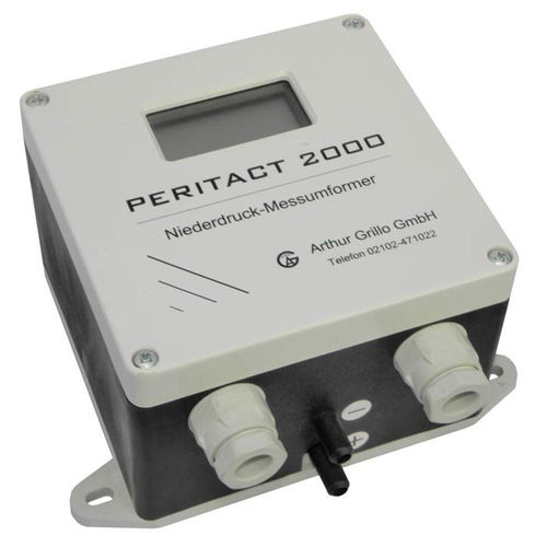 Трансдуктор давления низкое давление - PERITACT 2000 - Arthur Grillo GmbH - дифференциальный / мембранный / 4-20 мА