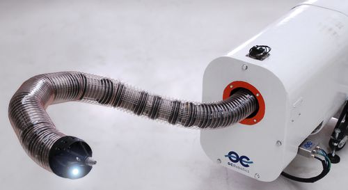 Инспекционный робот со светодиодным освещением - X125 II series - OC Robotics - колесный / для очистки под высоким давлением