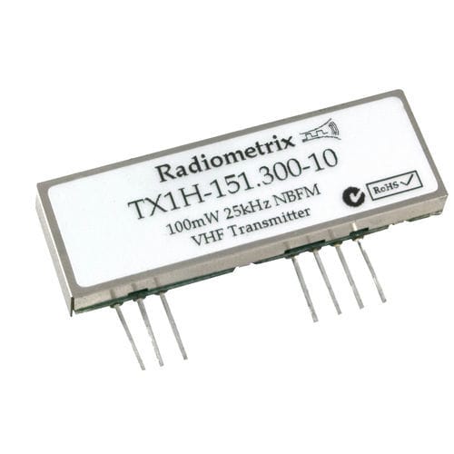 Радиопередатчик FM - TX1H - Radiometrix - VHF / РЧ / узкополосный