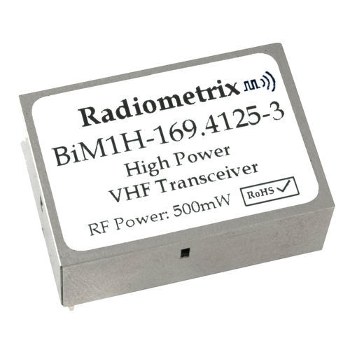 Приемопередатчик радио - BiM1H series - Radiometrix - VHF / для телеметрии / отслеживания