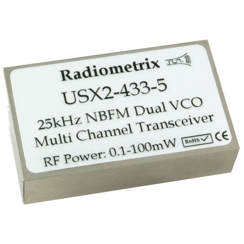 Приемопередатчик РЧ - USX2 - Radiometrix - RS232 / для телеметрии / для наблюдения