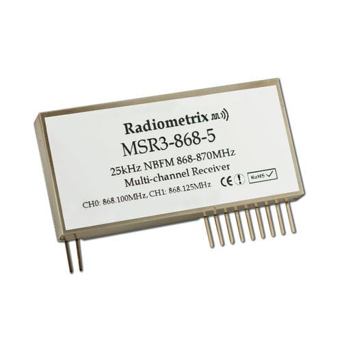 Цифровой приемник - MSR3 - Radiometrix - для телеметрии / промышленный / для наблюдения