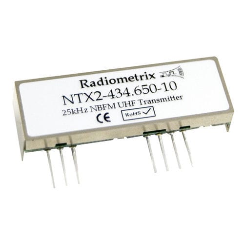 Радиопередатчик FM - NTX2 - Radiometrix - UHF / беспроводной / для передачи данных