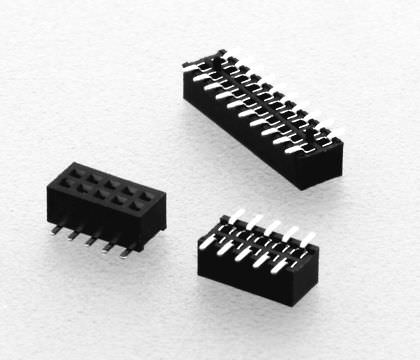 Штыревой разъем внутренняя резьба - 1 A, 1 mm | 7091 series  - W+P PRODUCTS - двухрядный / с золотыми контактами / 1,00 мм (0,039 дюйма)