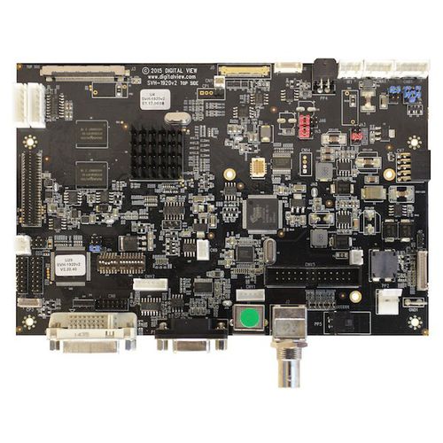 Плата контроллера LCD - HE-1920v2 - Digital View - RS-232 / LVDS / VGA
