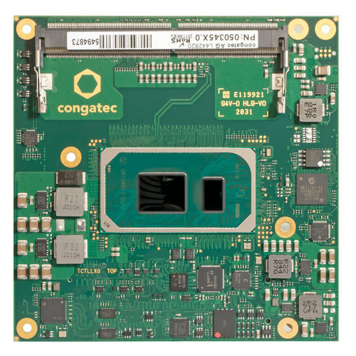 Компьютер на модуле COM Express - conga-TC570 - Congatec - Intel® Celeron® 6305E / Intel® 1-го поколения Tiger Lake-UP3 i3-1115G4E / Intel® Core™ i5-1145G7E