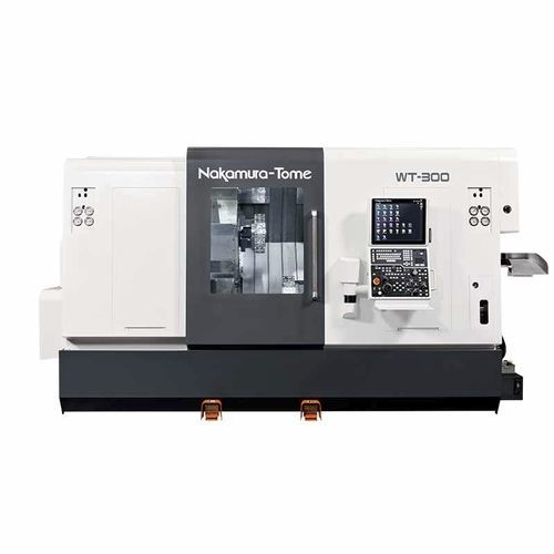 Токарный станок ЧПУ - WT-300 - Nakamura-Tome Precision Industry - с двумя стержнями / 48 инструментов / с двойной револьверной головкой