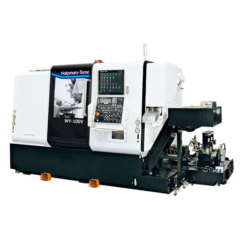 Токарный станок ЧПУ - WY-100V - Nakamura-Tome Precision Industry - с двумя стержнями / с двойной револьверной головкой / высокой точности
