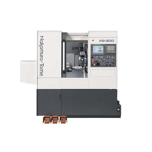 Токарно-фрезерный центр ЧПУ - AS-200 - Nakamura-Tome Precision Industry - горизонтальный / с осью Y / высокая мощность