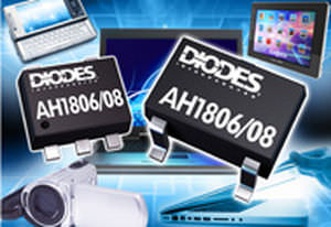 Переключатель низкая мощность - 2.5 - 3.6 V, 8 µA | AH1808 - Diodes Incorporated - с эффектом Холла