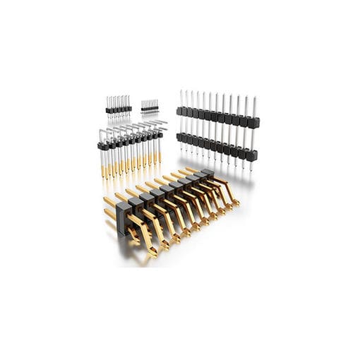 Штыревой разъем наружная резьба - SLY 1 series - Fischer Elektronik GmbH & Co. KG - однорядный / прямой / 2,00 мм (0,079 дюймов)
