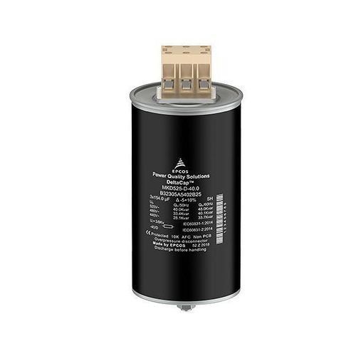 Конденсатор с полипропиленовой металлизированной пленкой - DeltaCap&trade; X - TDK Electronics Europe - цилиндрический / завинчивающийся / для промышленности