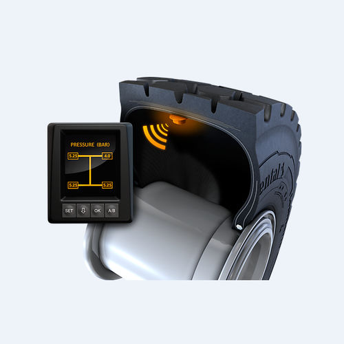 Измерительная система для измерения температуры - ContiPressureCheck™ - Continental Tires - давления / напряжений / оптическая
