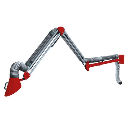 Фиксированный всасывающий рукав - Keller Lufttechnik GmbH + Co. KG - гибкий / для пыли / для дыма