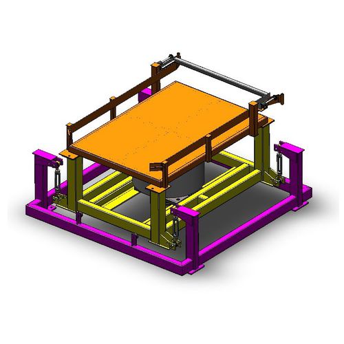 Вибрирующий стол для бетонной смеси - GyroShake series - Netter Vibration - для литейного производства