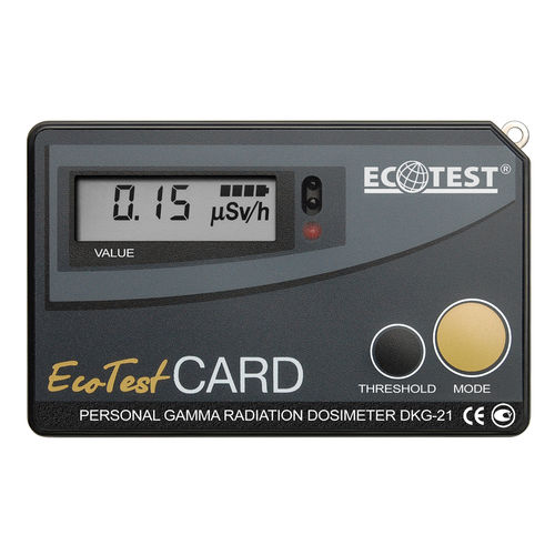 Дозиметр гамма-лучей - DKG-21 EcotestCARD - Sparing-Vist Center - для частного использования