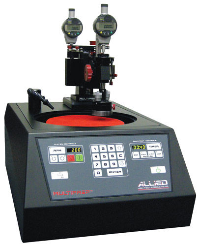 Шлифовально-полировальный станок для подготовки образцов - 5 - 350 rpm | MultiPrep™ - Allied High Tech Products