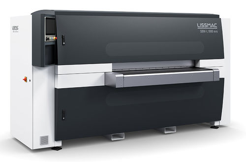 Станок для удаления заусенцев углового стеллажа - SBM-L G1S2 EVO - LISSMAC Maschinenbau GmbH - шлифовальный станок / для алюминиевых деталей / для стальных деталей