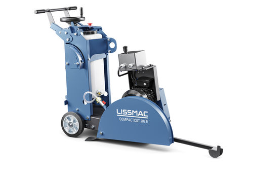 Пила для пола - COMPACTUCUT 202 E - LISSMAC Maschinenbau GmbH - вертикальная / для бетона / для асфальта