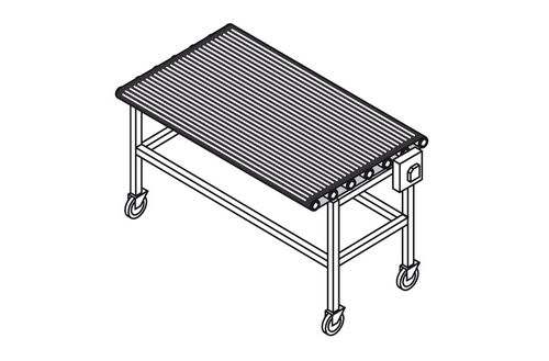 Ленточный конвейер - 1000/1100/15001700 - LISSMAC Maschinenbau GmbH - роликовый / горизонтальный / транспортный