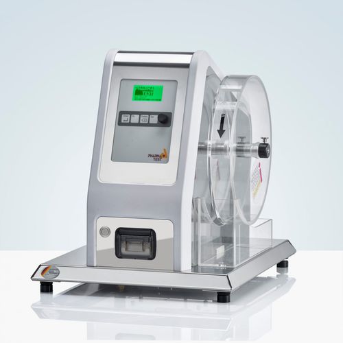 Испытательное устройство для определения истираемости - PTF 100 - Pharma Test Apparatebau AG - абразивное / с ручным приводом / полуавтоматическое