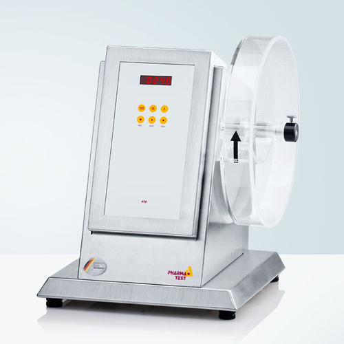 Испытательное устройство для определения истираемости - PTF 10E  - Pharma Test Apparatebau AG - абразивное / автоматическое / для прессованных материалов