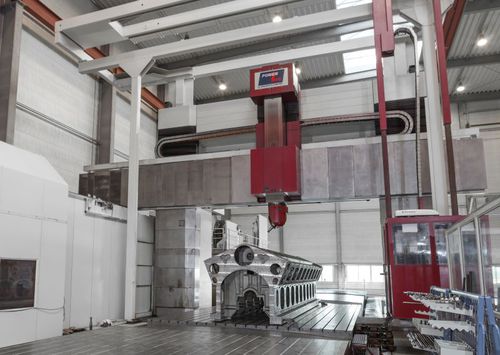 Фрезерный станок с ЧПУ 3 оси - PowerTec  - Waldrich Coburg - вертикальный / мостовой / с подвижным столом