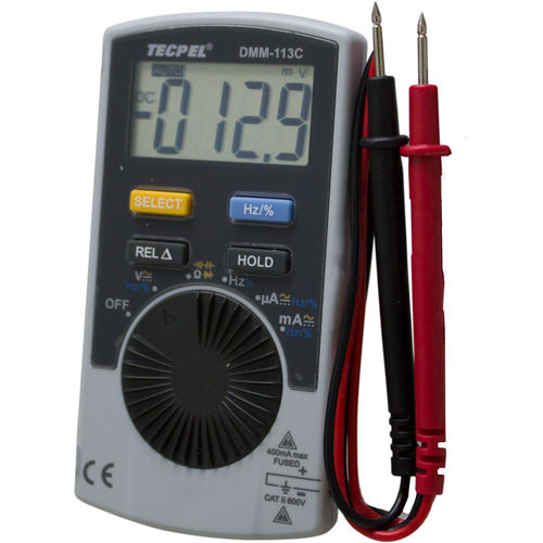Цифровой мультиметр - DMM-113C - Tecpel  Co., Ltd. - переносной / CAT II