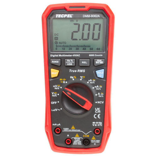 Цифровой мультиметр - DMM-8062A - Tecpel  Co., Ltd. - переносной / 1000 В / 10 A