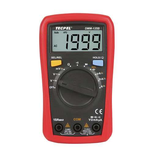 Цифровой мультиметр - DMM-135B - Tecpel  Co., Ltd. - переносной / 10 A / CAT II